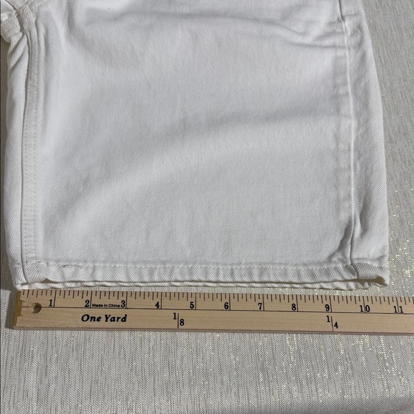 Zara Men's White Jean Shorts - Picture 12 of 12